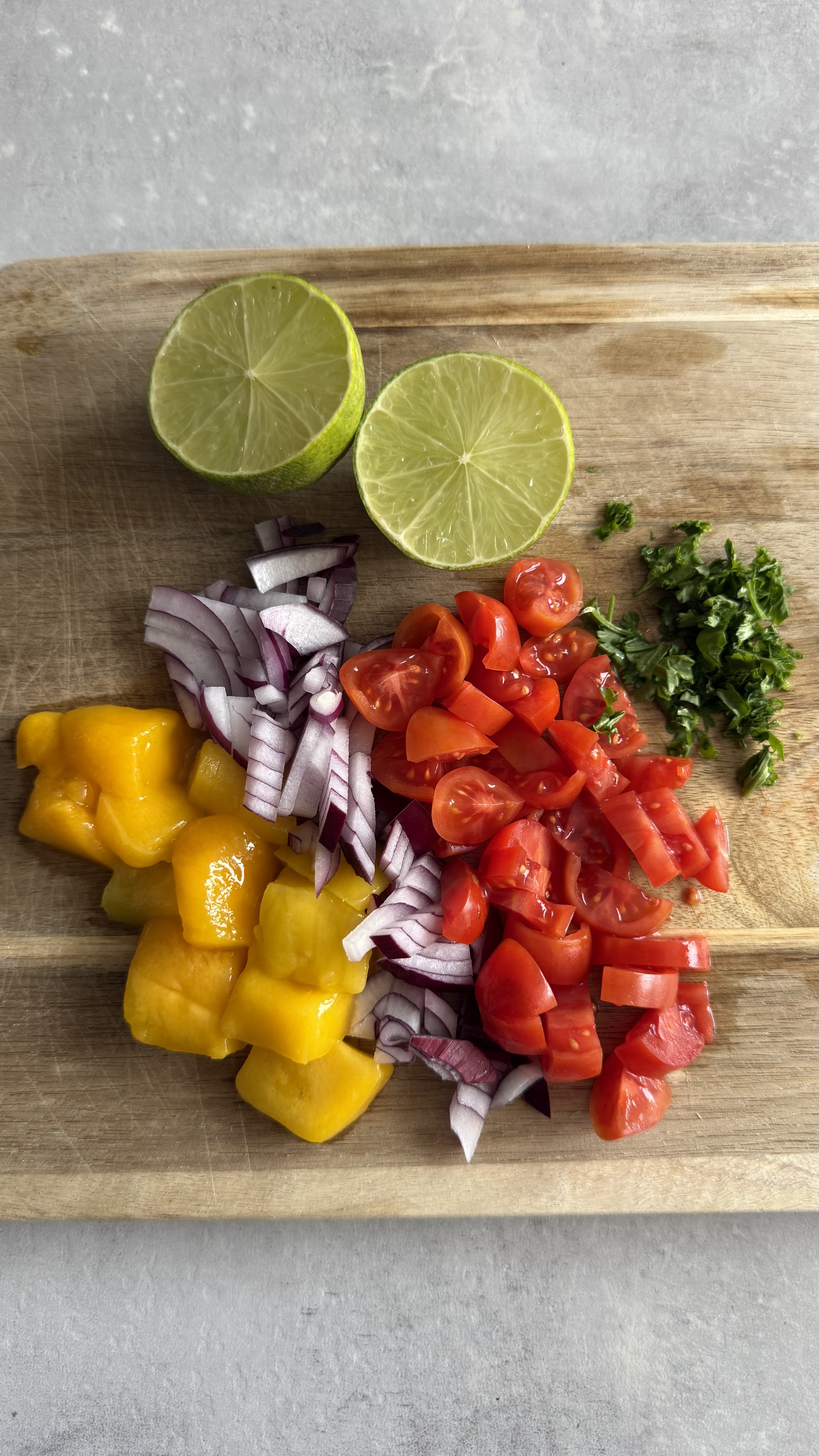 Acompañamiento tacos de salmón